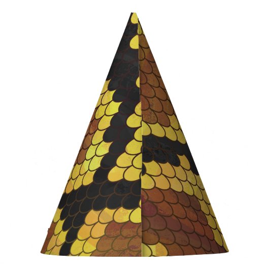 07van12 Petten van Aangepaste slangenpartij Feesthoedjes (Achterkant)