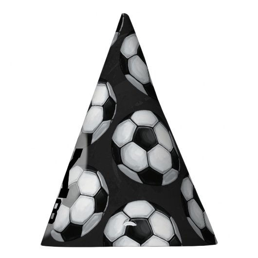 07van12 Petten van Aangepaste Voetbalpartij Feesthoedjes (Rechts)