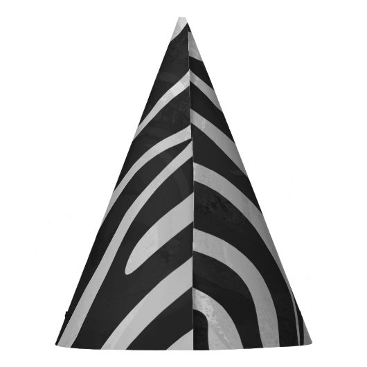 07van12 Petten van de Aangepaste Zebra Feesthoedjes (Achterkant)