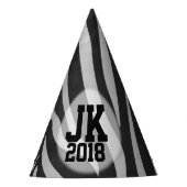 07van12 Petten van de Aangepaste Zebra Feesthoedjes (Voorkant)