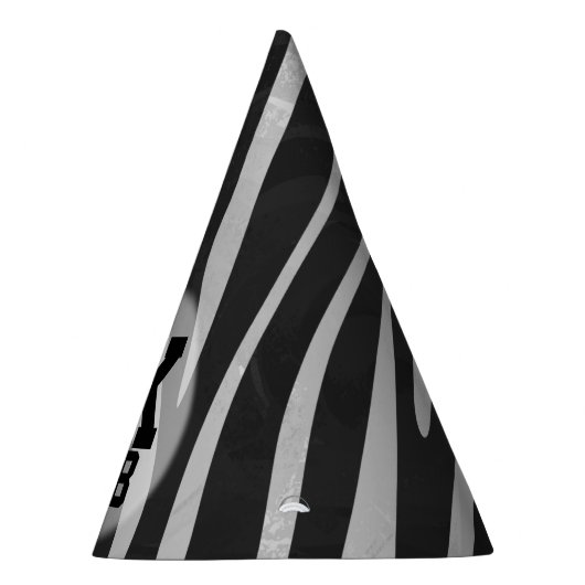 07van12 Petten van de Aangepaste Zebra Feesthoedjes (Rechts)