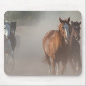 0800-Wilde Mustangs Hardlopen Muismat (Voorkant)