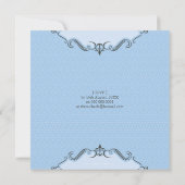 080 Sadia:: CHRISTENING UITNODIGT :: viva 7SQ Kaart (Achterkant)