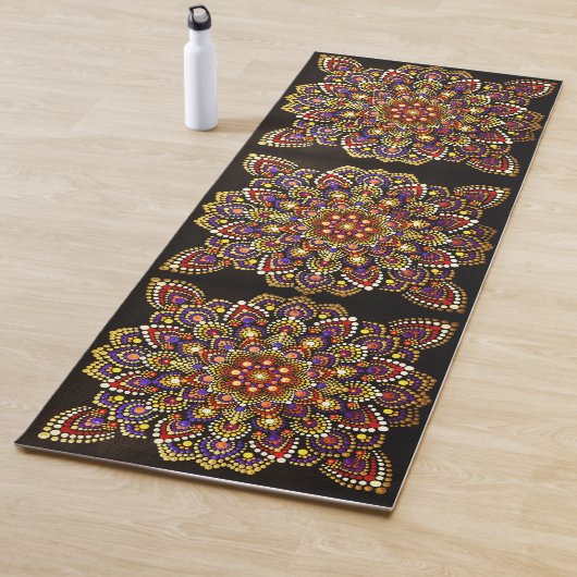 081 - Tinten van Dusk Mandala Yoga Mat (In situ)