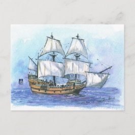 (087) Mayflower II Briefkaart