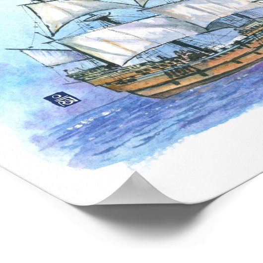 087 - Mayflower II Poster (Hoek)