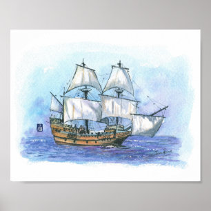 087 - Mayflower II Poster