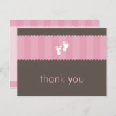 088 Takiya :: THANKYOU BRIEFKAART :: Happy feet (Voorkant / Achterkant)