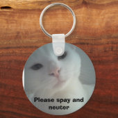 08-04-07_1734, Alsjeblieft, spay en neuter Sleutelhanger (Voorkant)