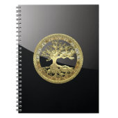 [08] Celtic Golden Tree of Life Notitieboek (Voorkant)