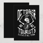 08.Halloween Funny Save The Date (Voorkant / Achterkant)