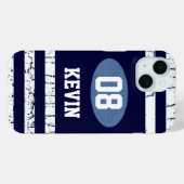 08 Nummerthema "blauwe sport" Case-Mate iPhone Case (Achterkant (horizontaal))