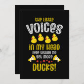 08.Rubber duck for a Duck Lovers Save The Date (Voorkant / Achterkant)