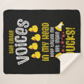 08.Rubber duck for a Duck Lovers Sherpa Deken (Voorkant (horizontaal))