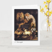 08 Sterkte Tarot Wenskaart Kaart (Gele Bloem)