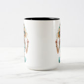 08A Dollz by: Svace - Series 01 Tweekleurige Koffiemok (Center)