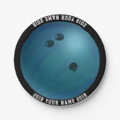 08van 12 Bord voor Bowling Ball Custom Party (Voorkant)