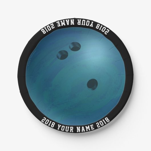 08van 12 Bord voor Bowling Ball Custom Party (Voorkant)