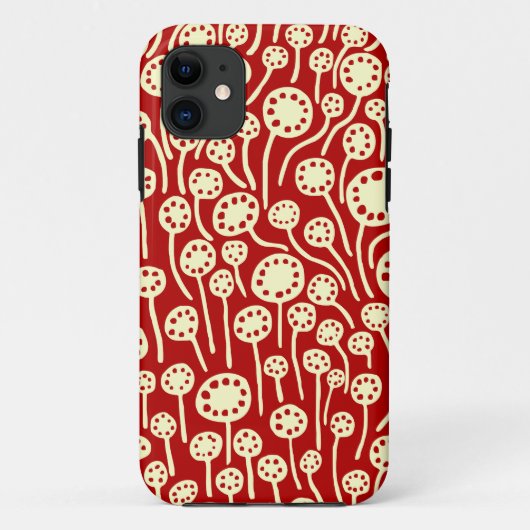 090512 Cream op Ruby Red Case-Mate iPhone Case (Achterkant)