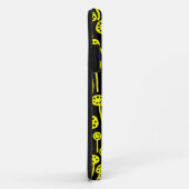 090512 Geel op zwart Case-Mate iPhone Case (Achterkant/rechts)