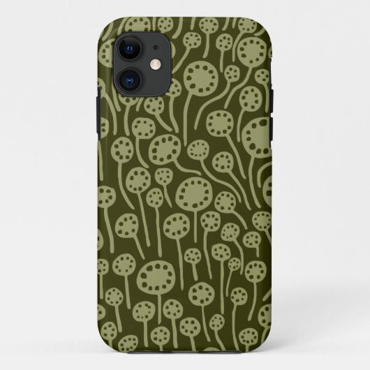 090512 Khaki over donkere olijven Case-Mate iPhone Case (Achterkant)