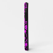 090512 Magenta op zwart Case-Mate iPhone Case (Achterkant/links)