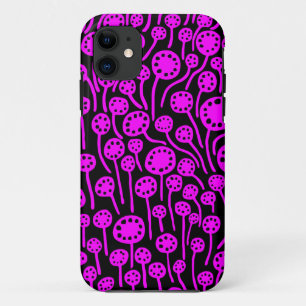 090512 Magenta op zwart Case-Mate iPhone Case