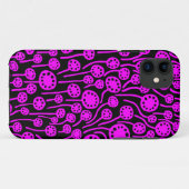 090512 Magenta op zwart Case-Mate iPhone Case (Achterkant (horizontaal))
