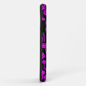 090512 Magenta op zwart Case-Mate iPhone Case (Achterkant/rechts)