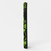 090512 Martian Green over zwart Case-Mate iPhone Case (Achterkant/links)