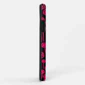 090512 Neon Red op zwart Case-Mate iPhone Case (Achterkant/rechts)