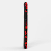 090512 Rood op zwart Case-Mate iPhone Case (Achterkant/rechts)