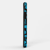 090512 Sky Blue op zwart Case-Mate iPhone Case (Achterkant/rechts)