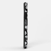 090512 Wit en zwart Case-Mate iPhone Case (Achterkant/rechts)