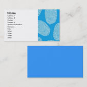 090906-ONDERZOEK BLUE FINGERPRINTS DETECTIVE P VISITEKAARTJE (Voorkant / Achterkant)