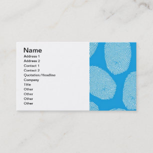 090906-ONDERZOEK BLUE FINGERPRINTS DETECTIVE P VISITEKAARTJE