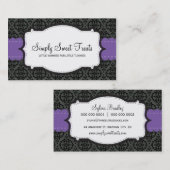 090 Christa :: VISITEKAARTJE :: funky damast 10L (Voorkant / Achterkant)