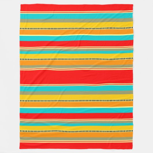 091214 Striped 02 Fleece Deken (Voorkant)