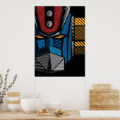 091 Grendizer volledig Poster (Keuken)