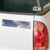 0922071706, heeft u gehoord? Jezus roept Bumpersticker (Op Truck)
