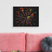 0948-Vuurwerk Canvas Afdruk (Insitu (Woonkamer))