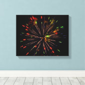 0948-Vuurwerk Canvas Afdruk (Insitu (Houten vloer))