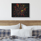 0948-Vuurwerk Canvas Afdruk (Insitu (Slaapkamer))