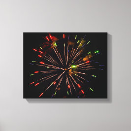 0948-Vuurwerk Canvas Afdruk