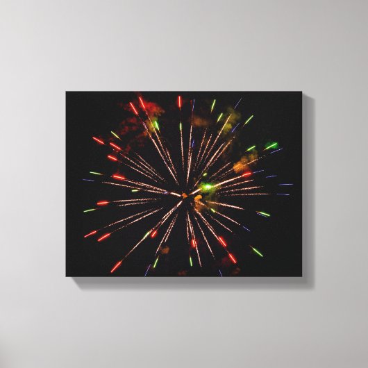 0948-Vuurwerk Canvas Afdruk (Voorkant)