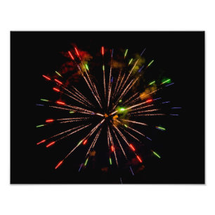 0948-Vuurwerk Foto Afdruk