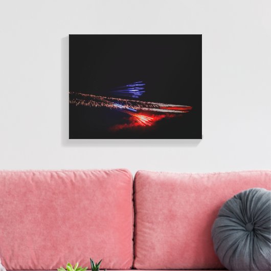 0954-Vuurwerk Canvas Afdruk (Insitu (Woonkamer))