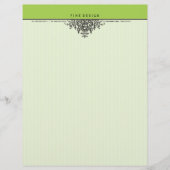 096 Susan :: LETTERHEAD - mooie renaissance 12 Gepersonaliseerd Briefhoofd (Voorkant)