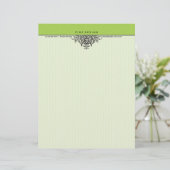 096 Susan :: LETTERHEAD - mooie renaissance 12 Gepersonaliseerd Briefhoofd (Staand voorkant)