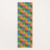 096 - Woestijn Reuzenpatroon Yoga Mat (Achterkant)